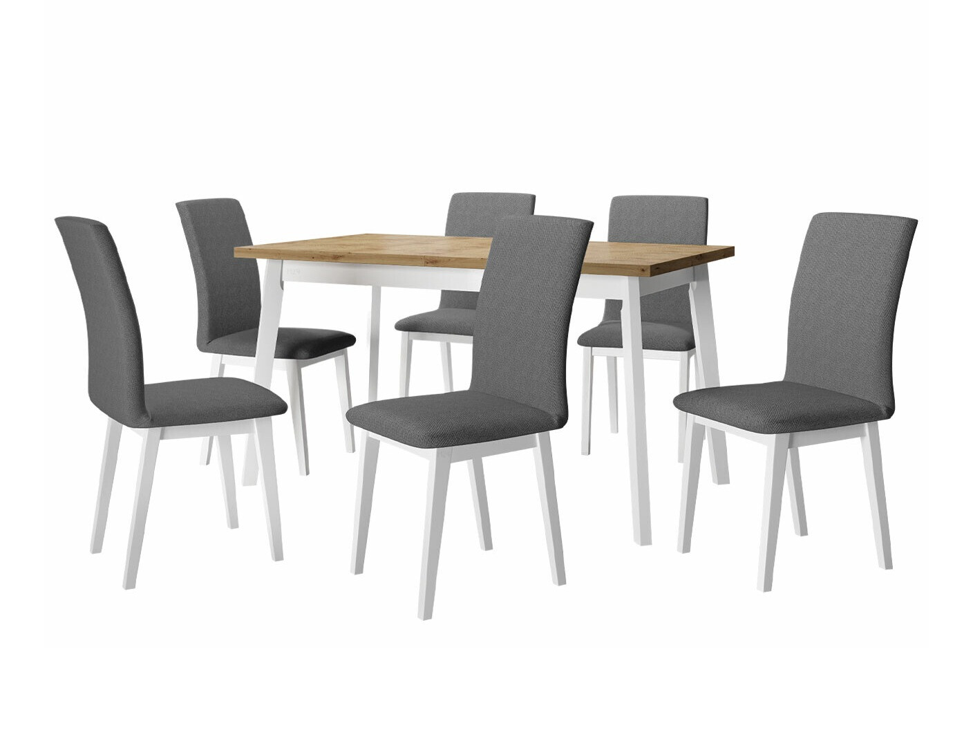 Söögitoakomplekt Victorville 285 (Artisan tamm + Valge)