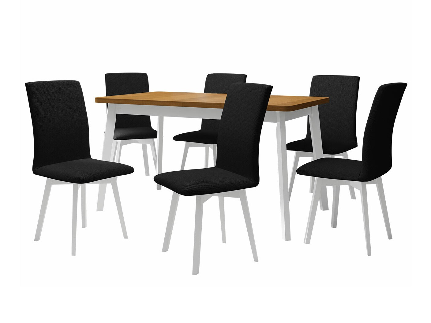 Söögitoakomplekt Victorville 291 (Grandson tamm + Valge)