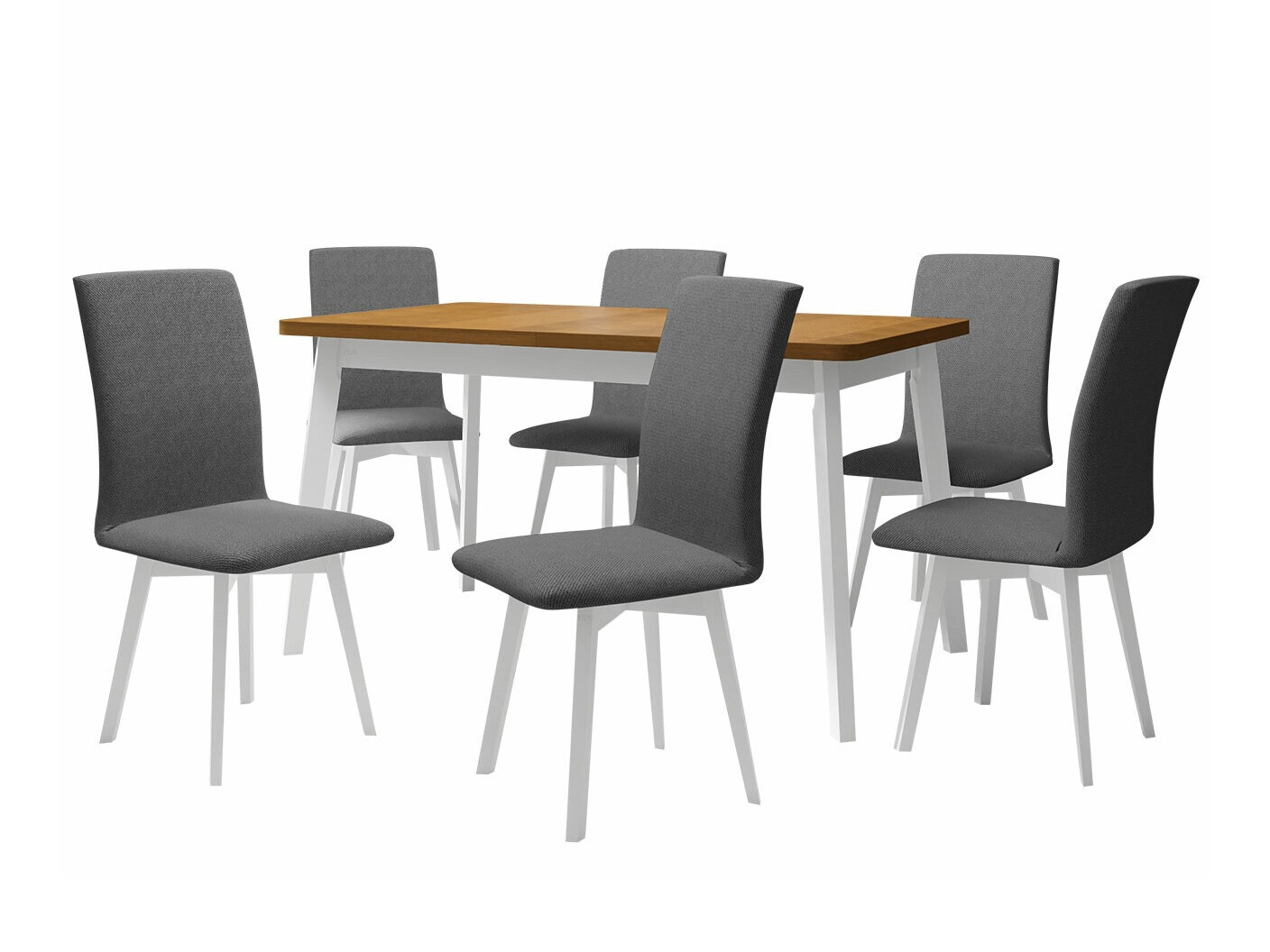 Söögitoakomplekt Victorville 291 (Grandson tamm + Valge)