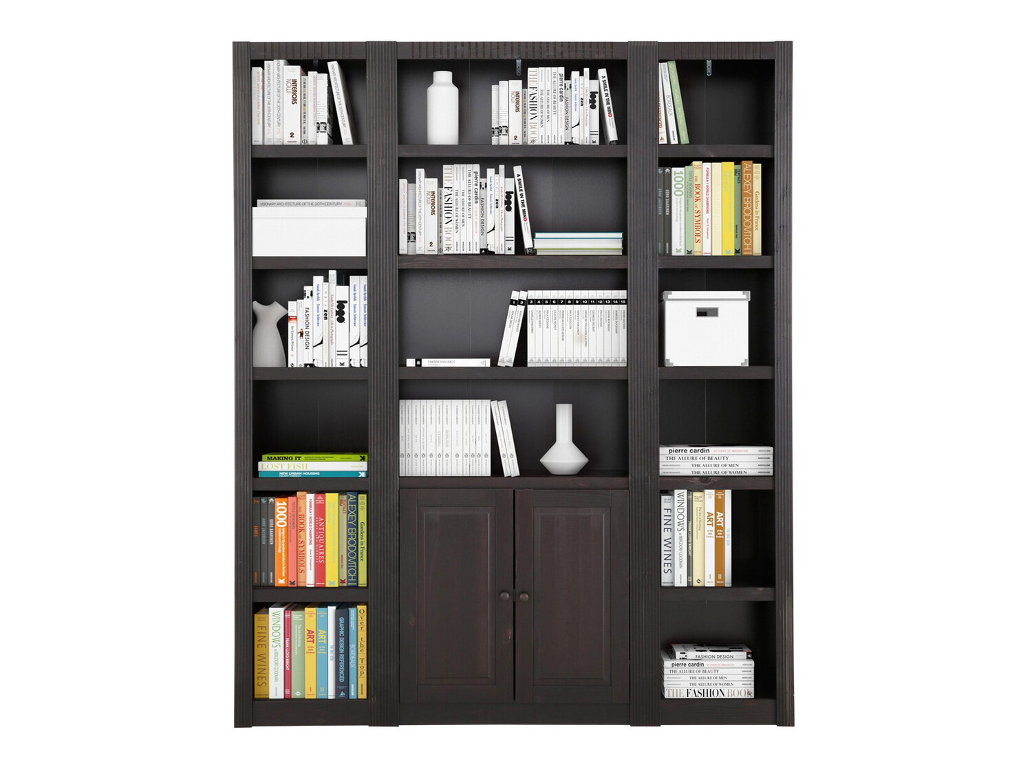 Riiulikomplekt Tulsa 584 (Tumepruun)