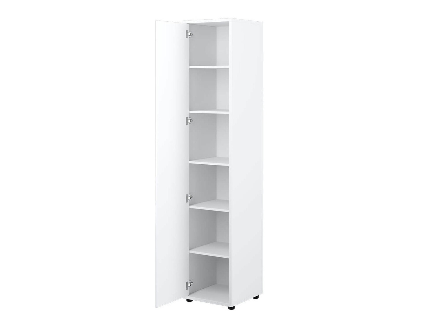 Riiul Concept Pro Lenart IV (Valge + Läikiv valge)