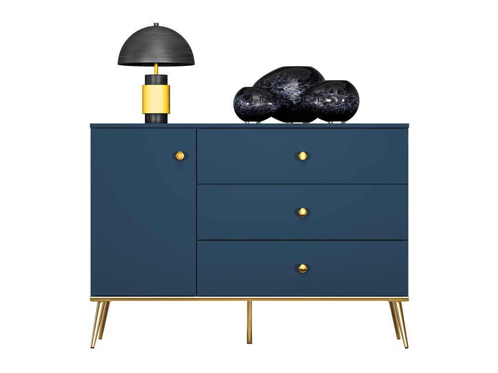 Kummut Flonovu 103 (Tumesinine + Kuldne)