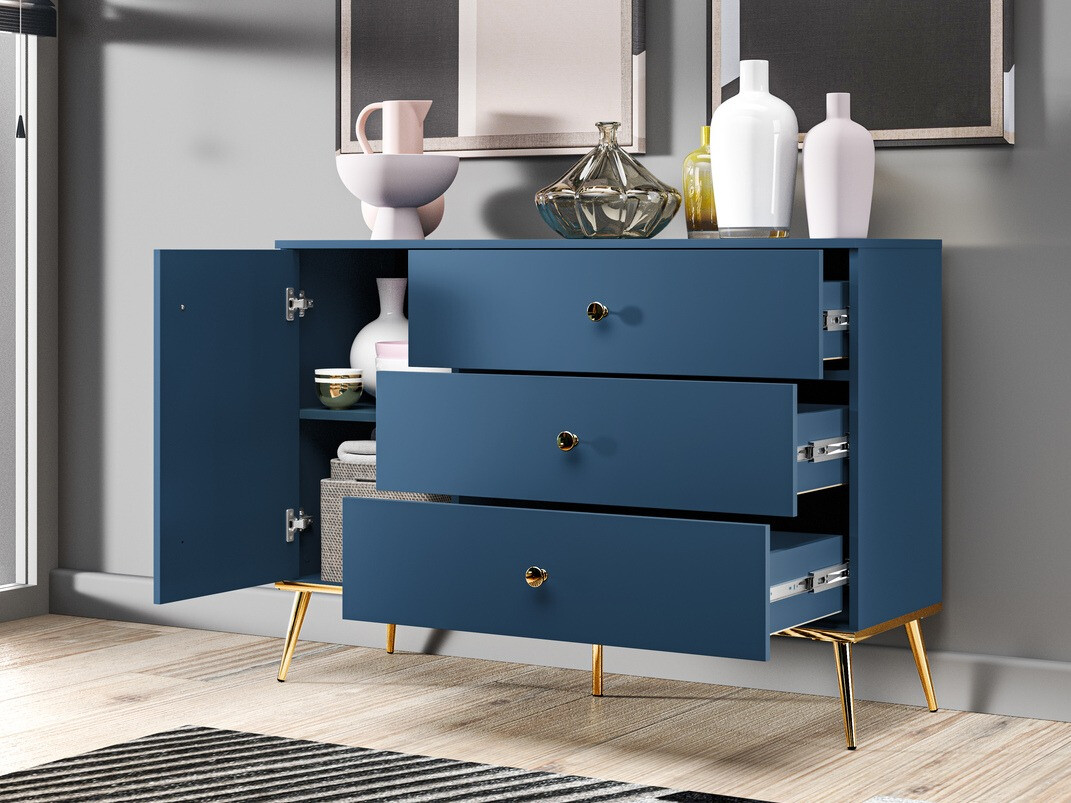 Kummut Flonovu 103 (Tumesinine + Kuldne)