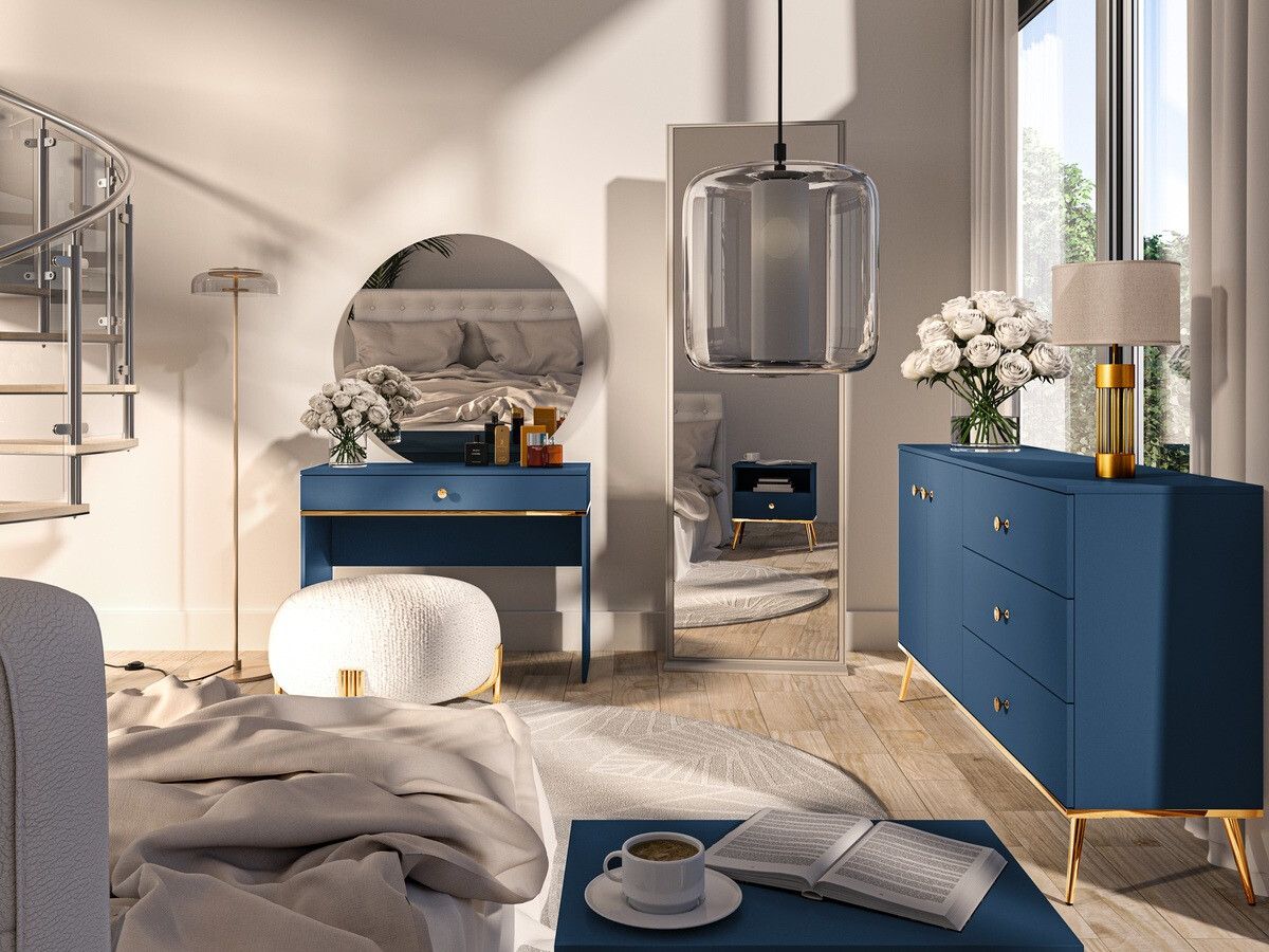 Meigilaud Flonovu 108 (Tumesinine + Kuldne)