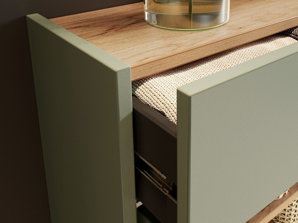 Jalatsikapp Cirsale 102 (Tolmune roheline + Navarra tamm)