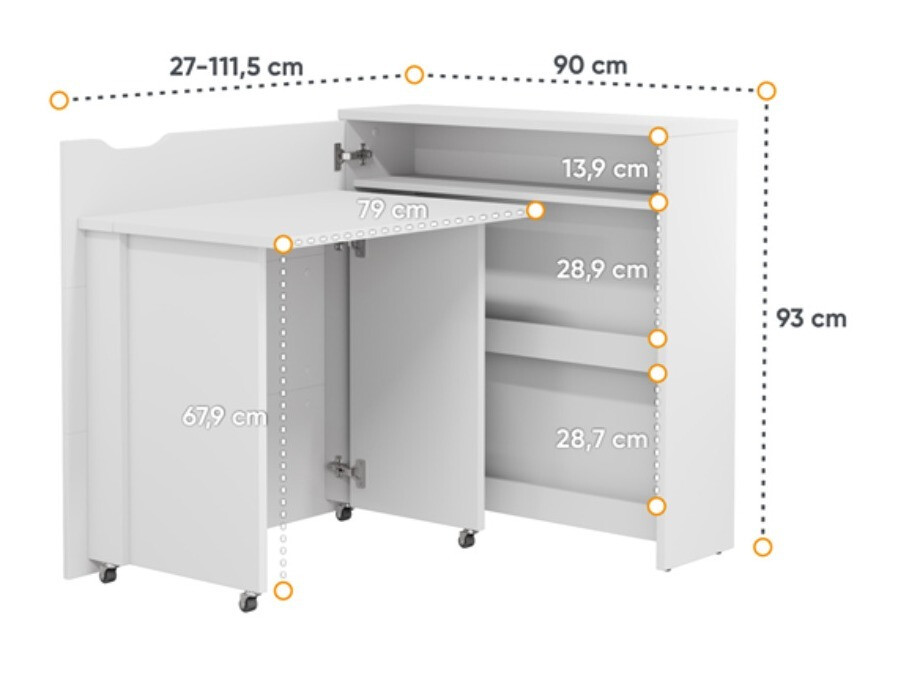 Kontori nurgalaud Concept Pro Lenart Levfere 156 (Hall)