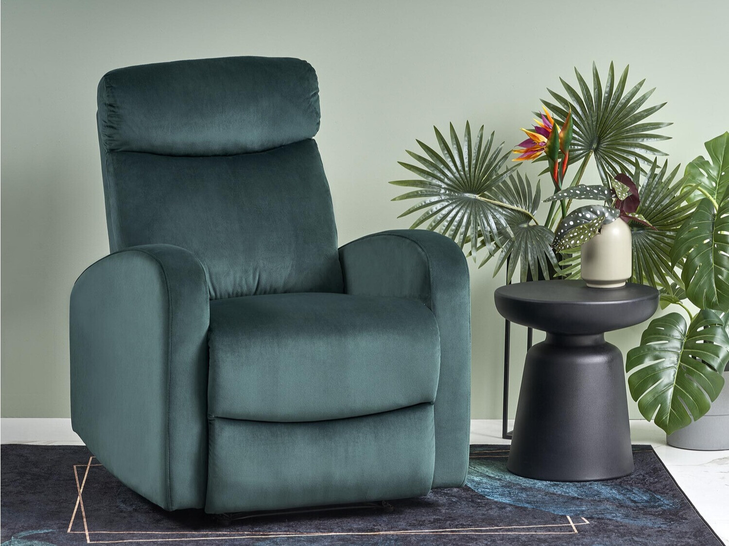 Tugitool recliner Houston 1518 (Roheline)