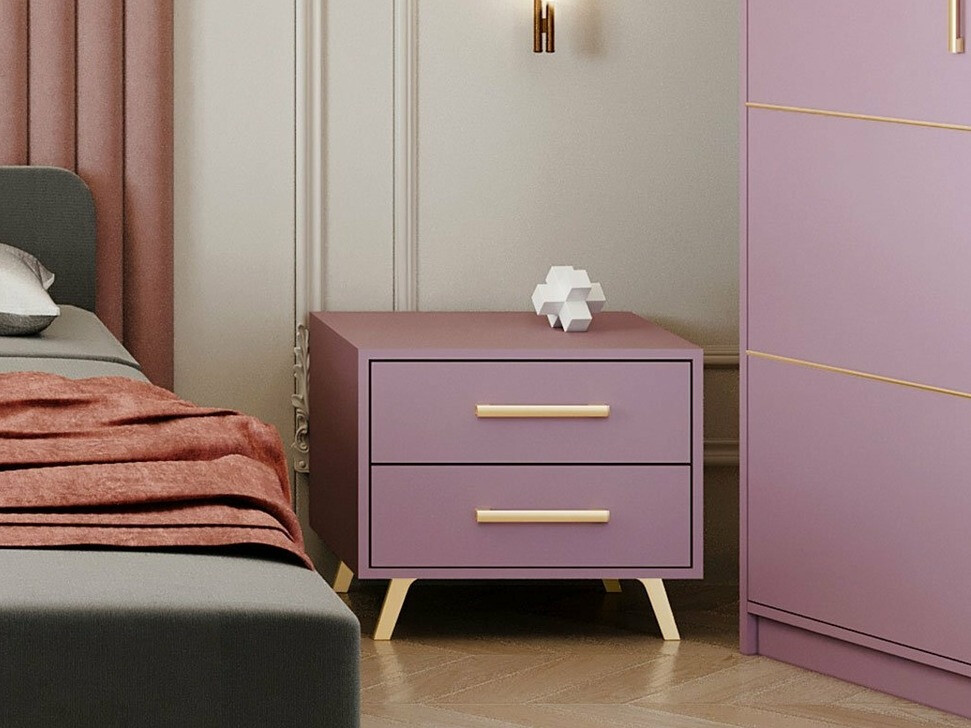 Öökapp Rosa (Lilla + Kuldne)