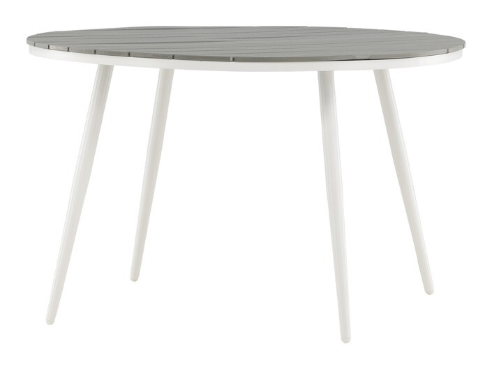 Laua ja toolide komplekt Dallas 3925 (Valge + Hall)