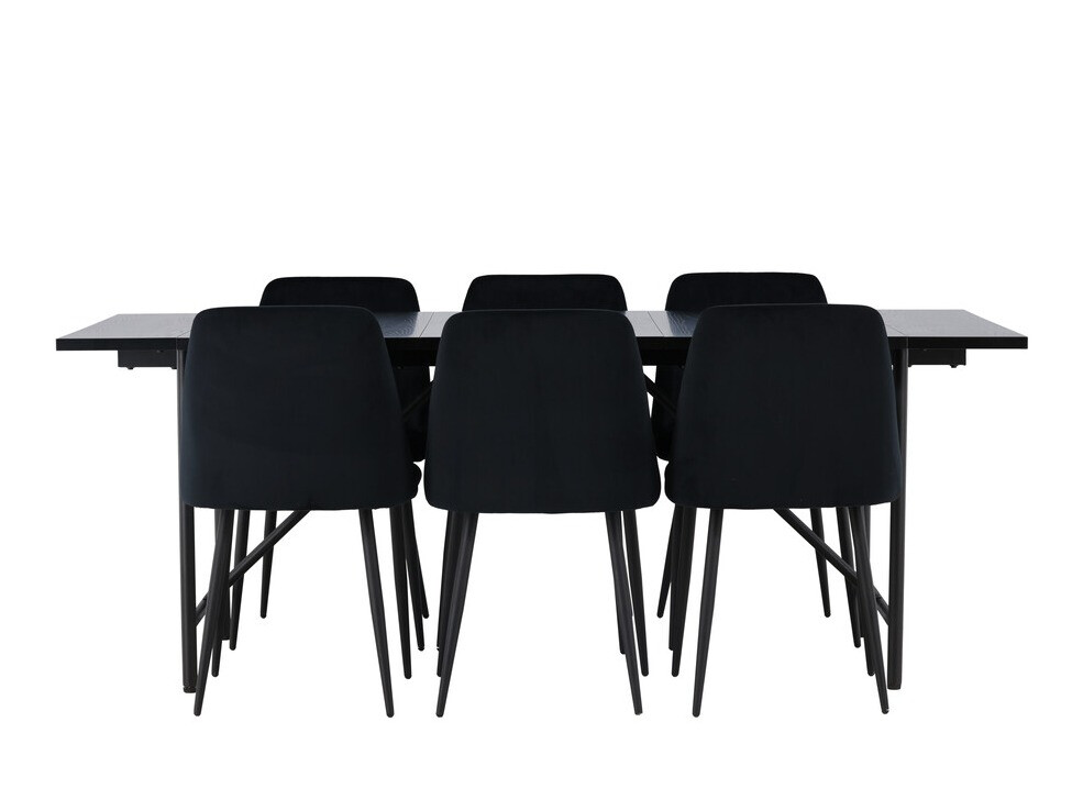 Söögitoakomplekt Dallas 3960 (Must)