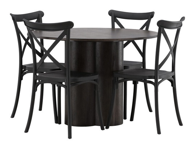 Söögitoakomplekt Dallas 3982 (Pruun)