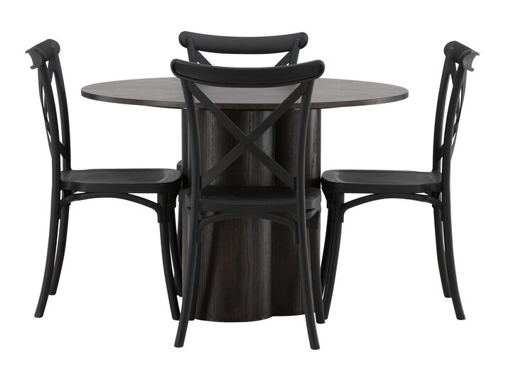 Söögitoakomplekt Dallas 3982 (Pruun)