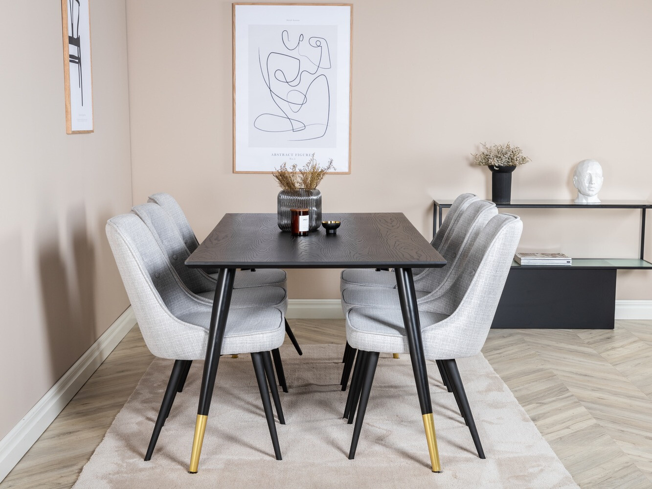 Söögitoakomplekt Dallas 1256 (Hall + Must)