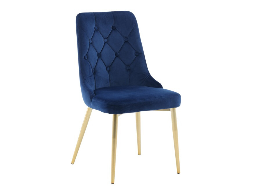 Söögitoakomplekt Dallas 1256 (Sinine + Kuldne)