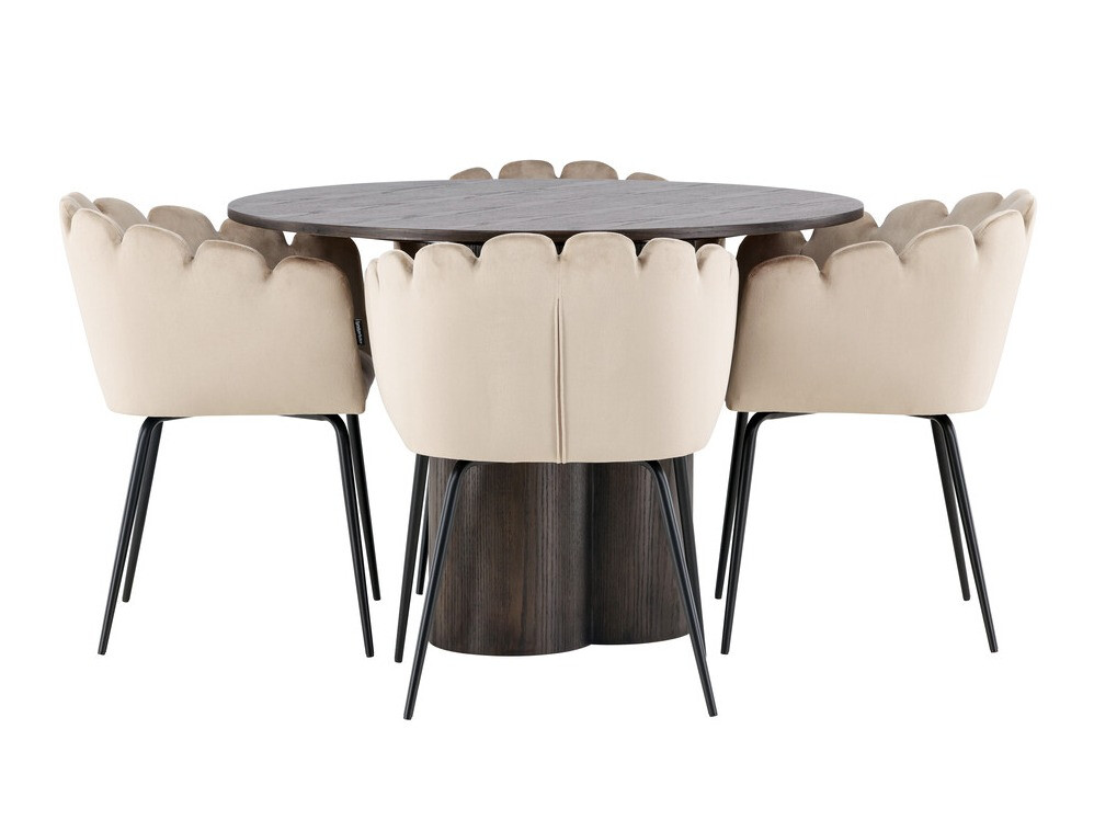 Söögitoakomplekt Dallas 3984 (Pruun)