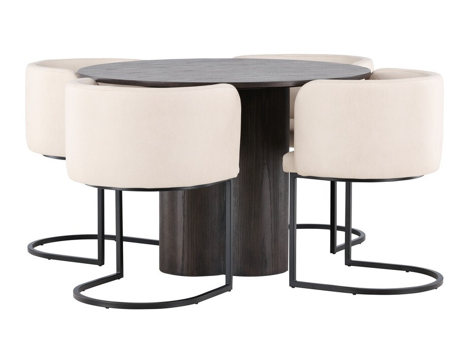 Söögitoakomplekt Dallas 3986 (Pruun)