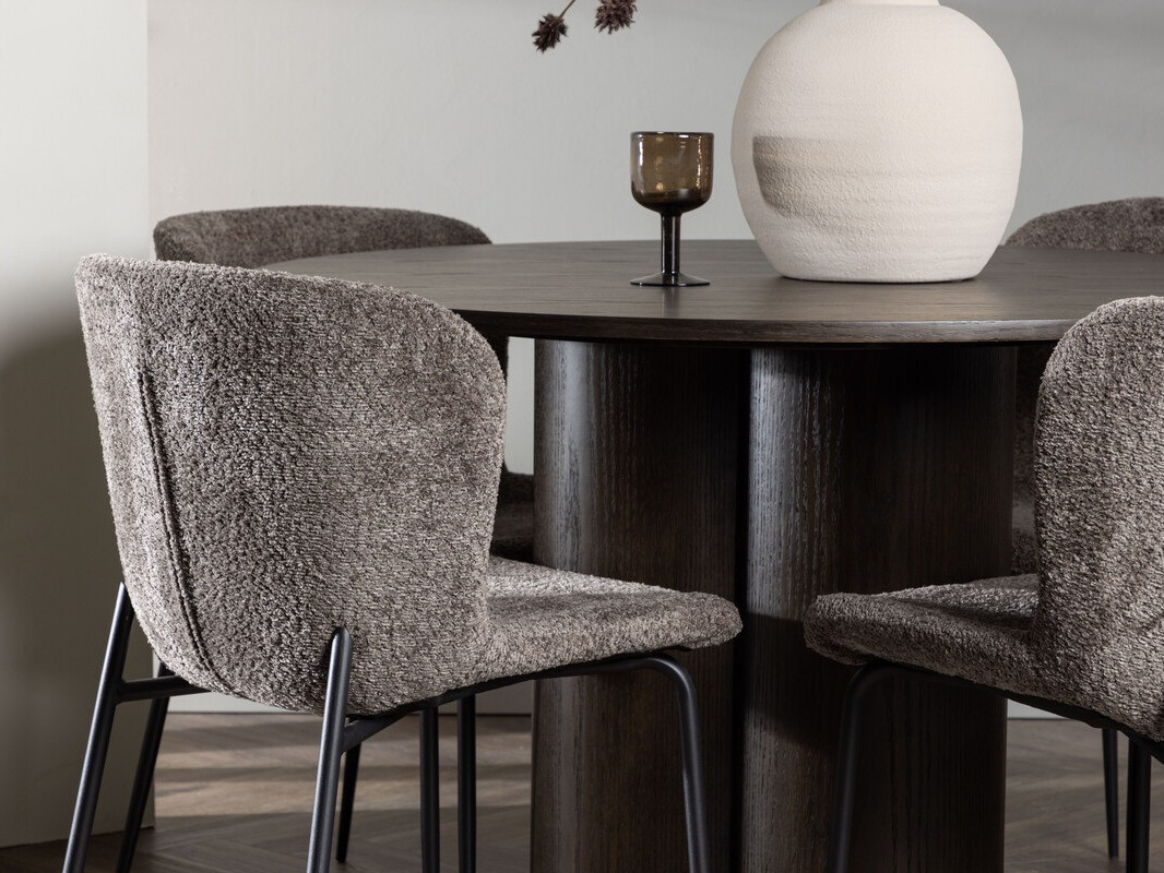 Söögitoakomplekt Dallas 3989 (Pruun + Must)