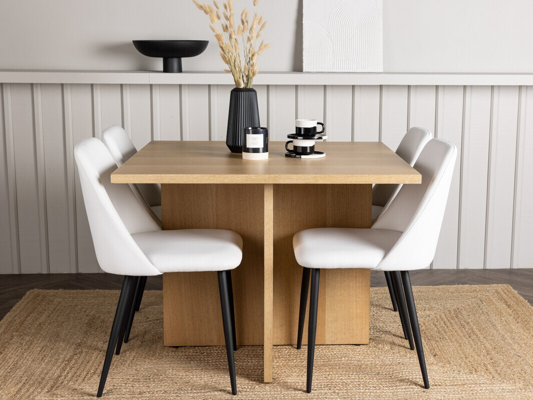 Söögitoakomplekt Dallas 4005 (Valge)