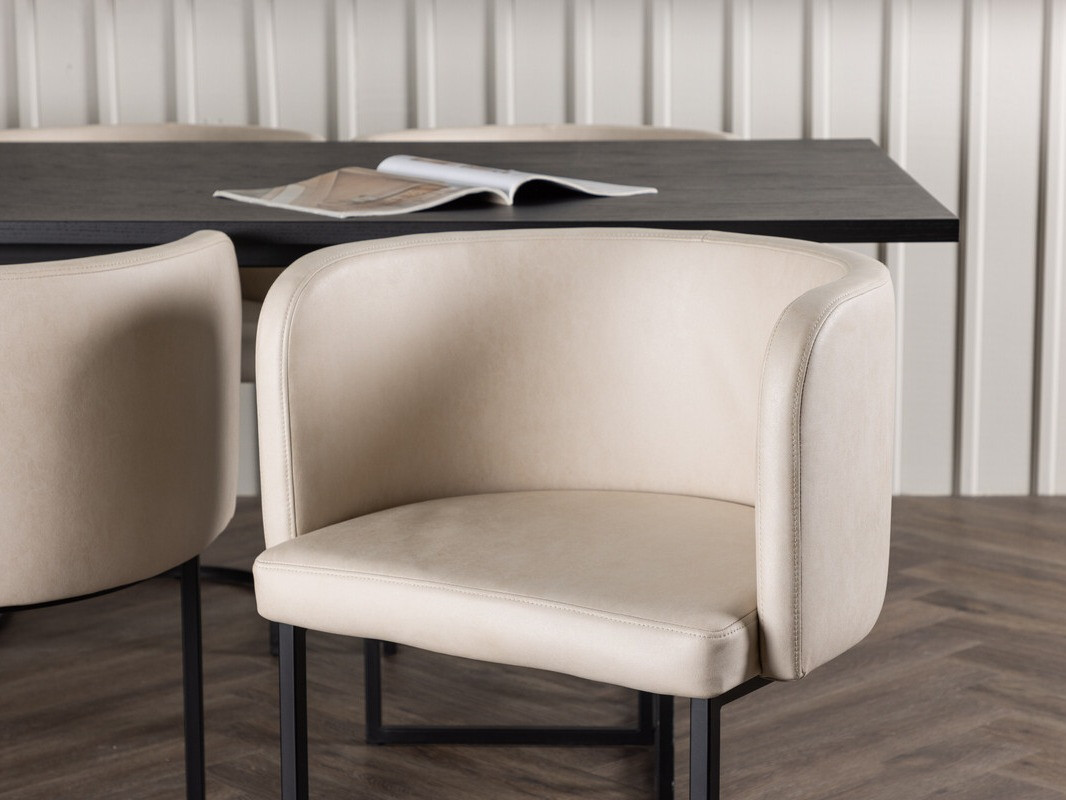 Söögitoakomplekt Dallas 4043 (Must)