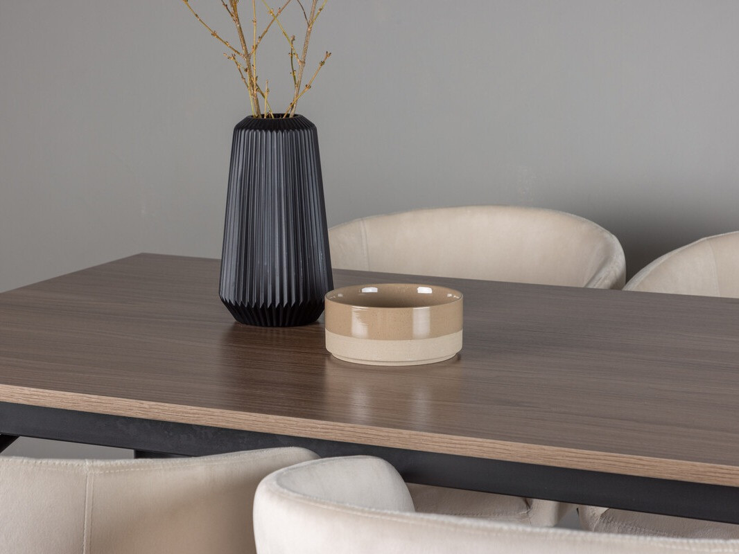 Söögitoakomplekt Dallas 4044 (Koor + Must)