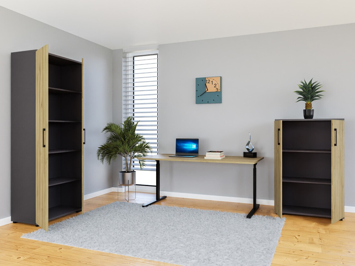 Kodukontori komplekt Lartesi 114 (Grafiit + Grandson tamm)