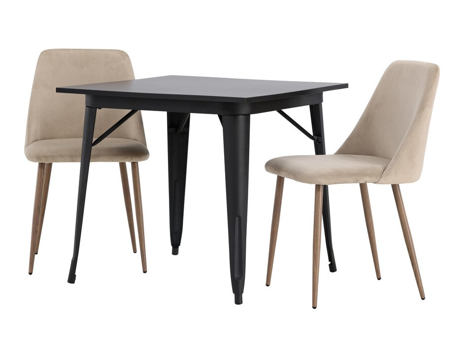 Söögitoakomplekt Dallas 4049 (Beež + Pähkel)