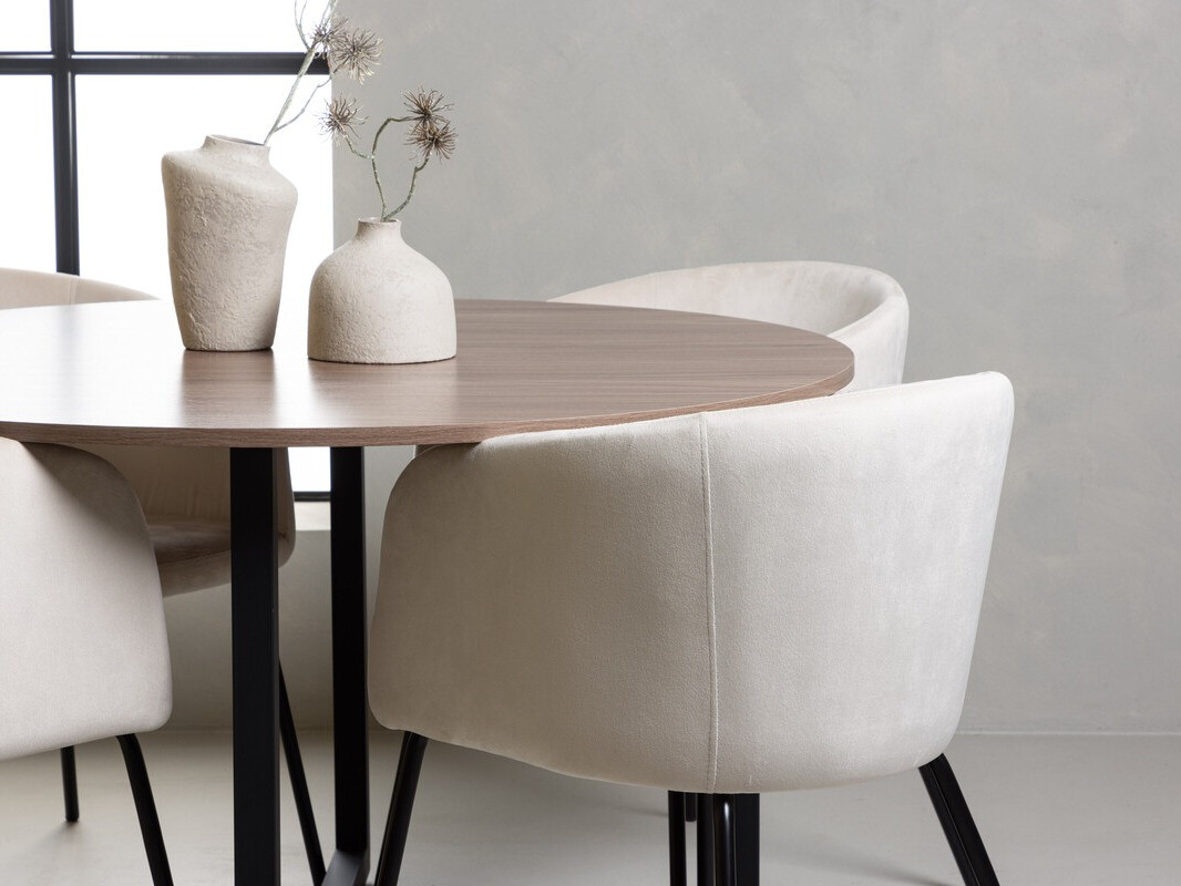 Söögitoakomplekt Dallas 4052 (Koor + Must)