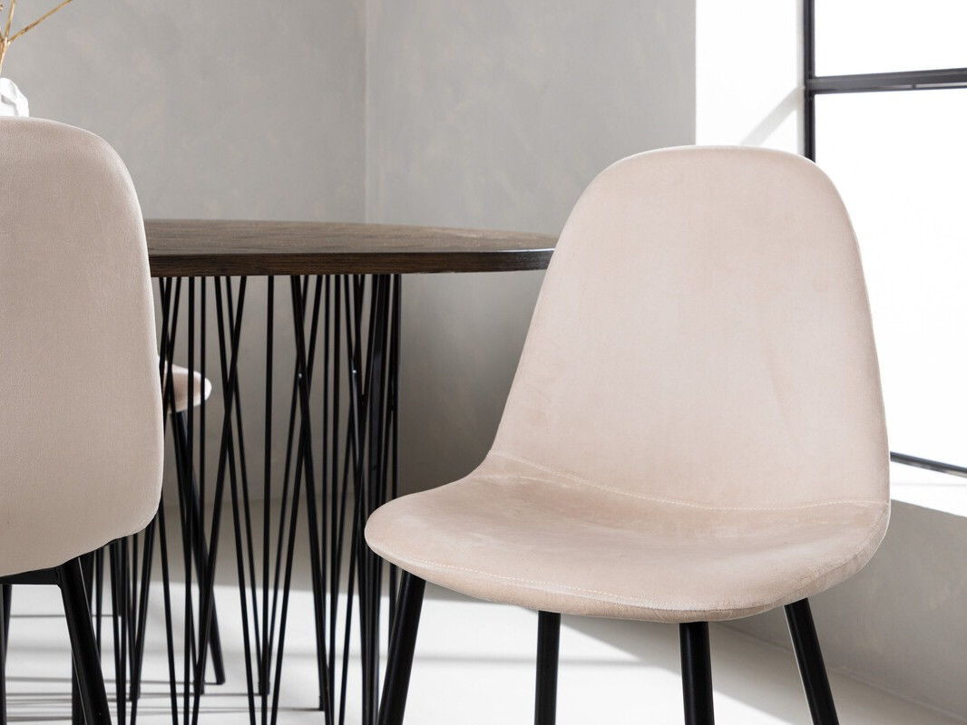 Söögitoakomplekt Dallas 4062 (Beež + Must)