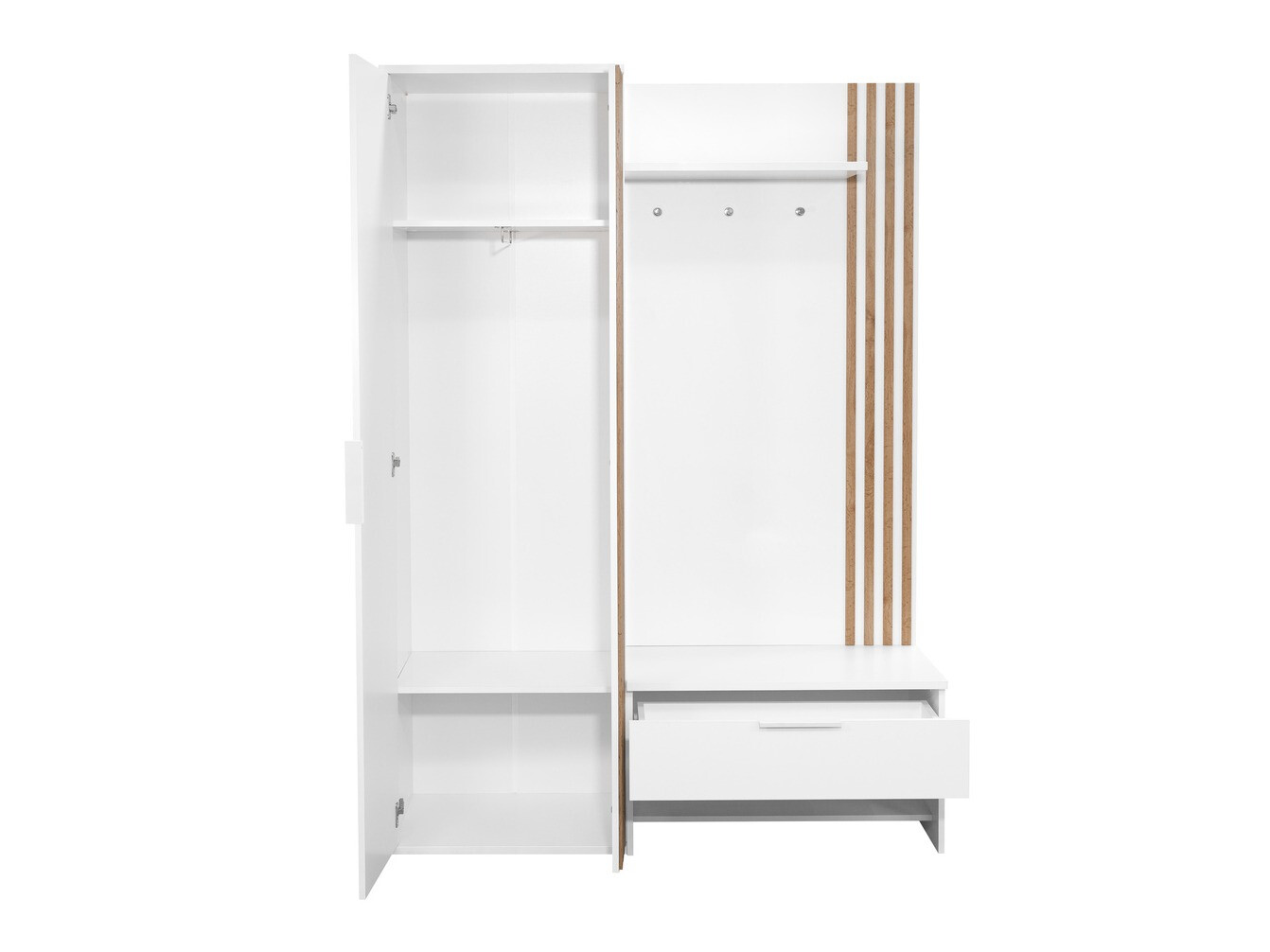 Esikukomplekt Honolulu 161 (Valge + Wotani tamm)