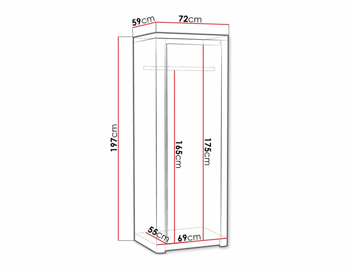 Riidekapp Etrmona 101