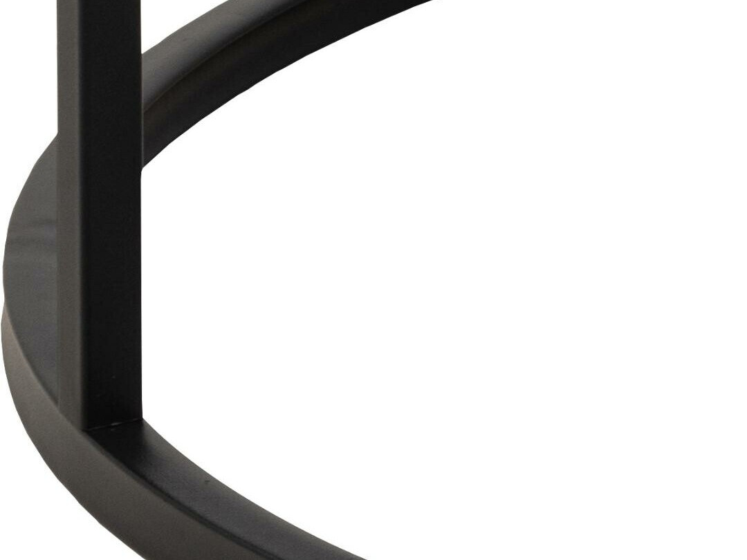 Diivanilaud Norsica 692 (Must + Valge marmor)