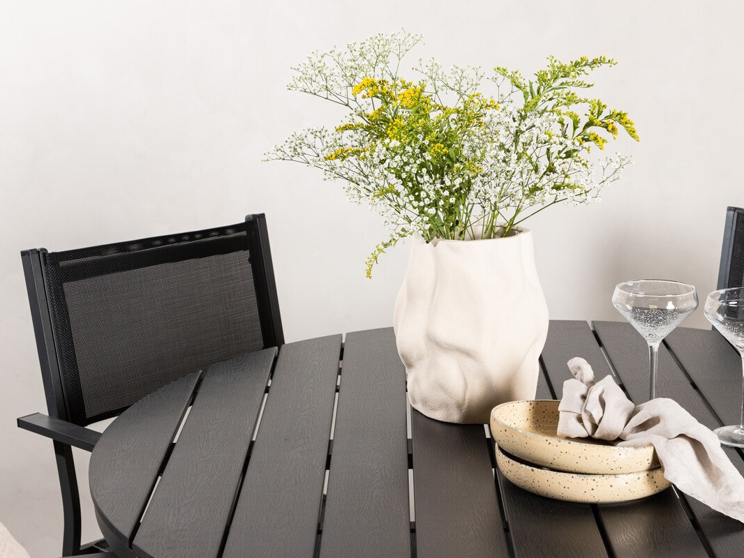 Laua ja toolide komplekt Dallas 4088 (Must)