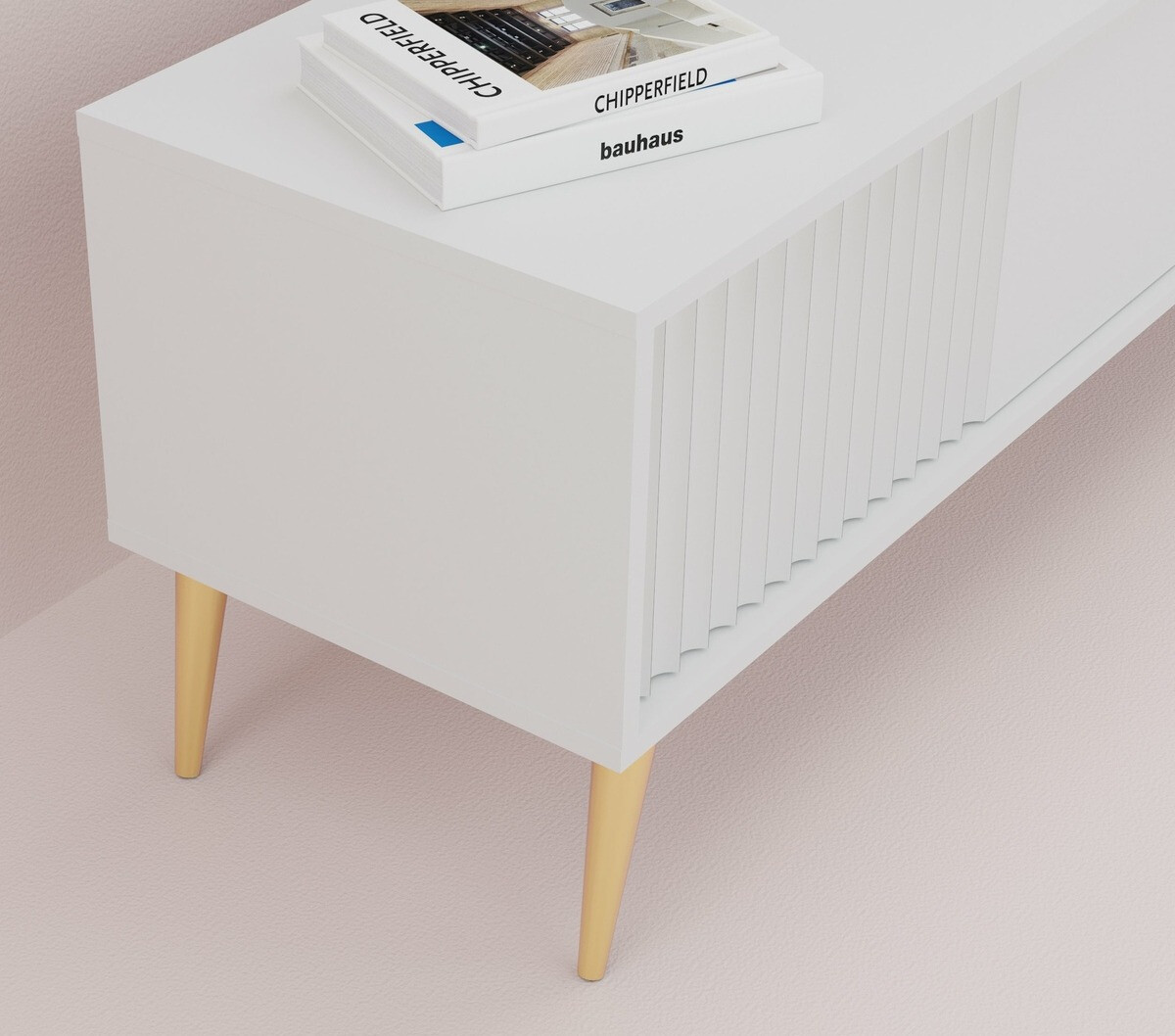 TV-alus Cirferi 105 (Valge + Kuldne)