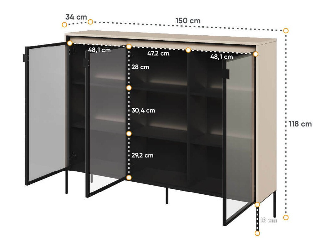 Kapp Fernolu 108 (Beež + Must)