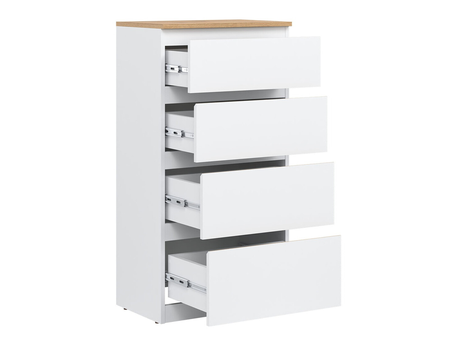 Kummut Catelbi 103 (Valge + Tamm)