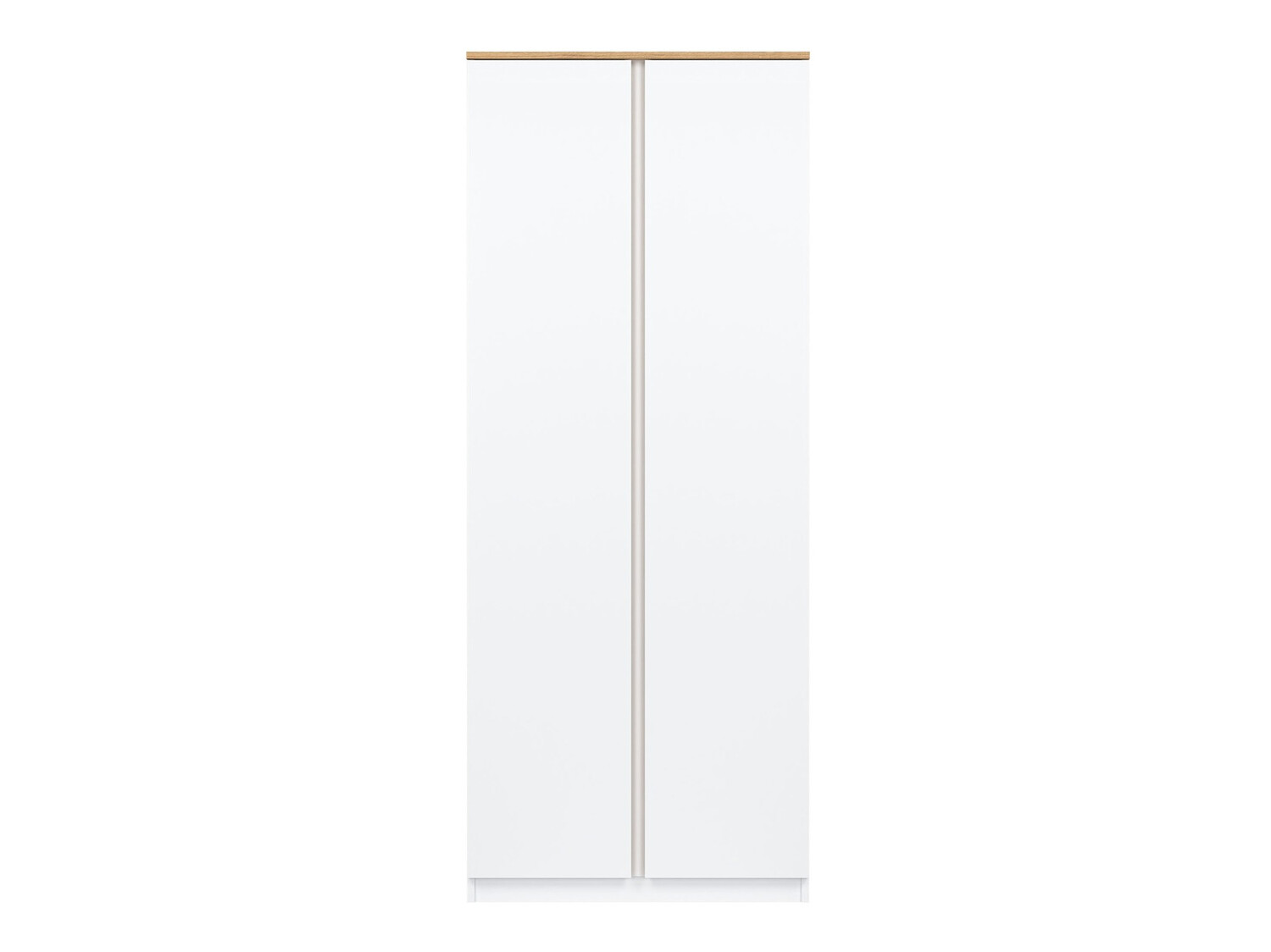 Riidekapp Catelbi 107 (Valge + Tamm)