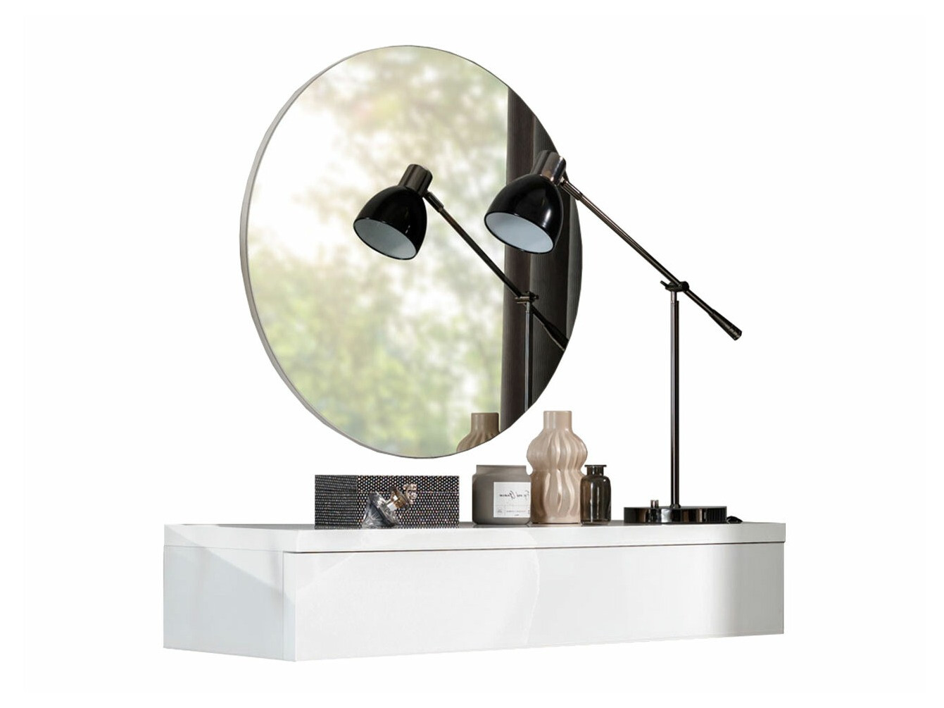 Meigilaud Delpher I (Valge + Läikiv valge)