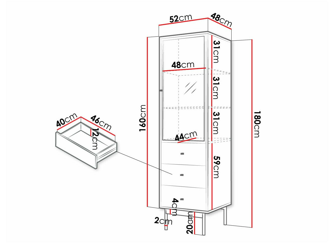 Riiul Comfivo Granium