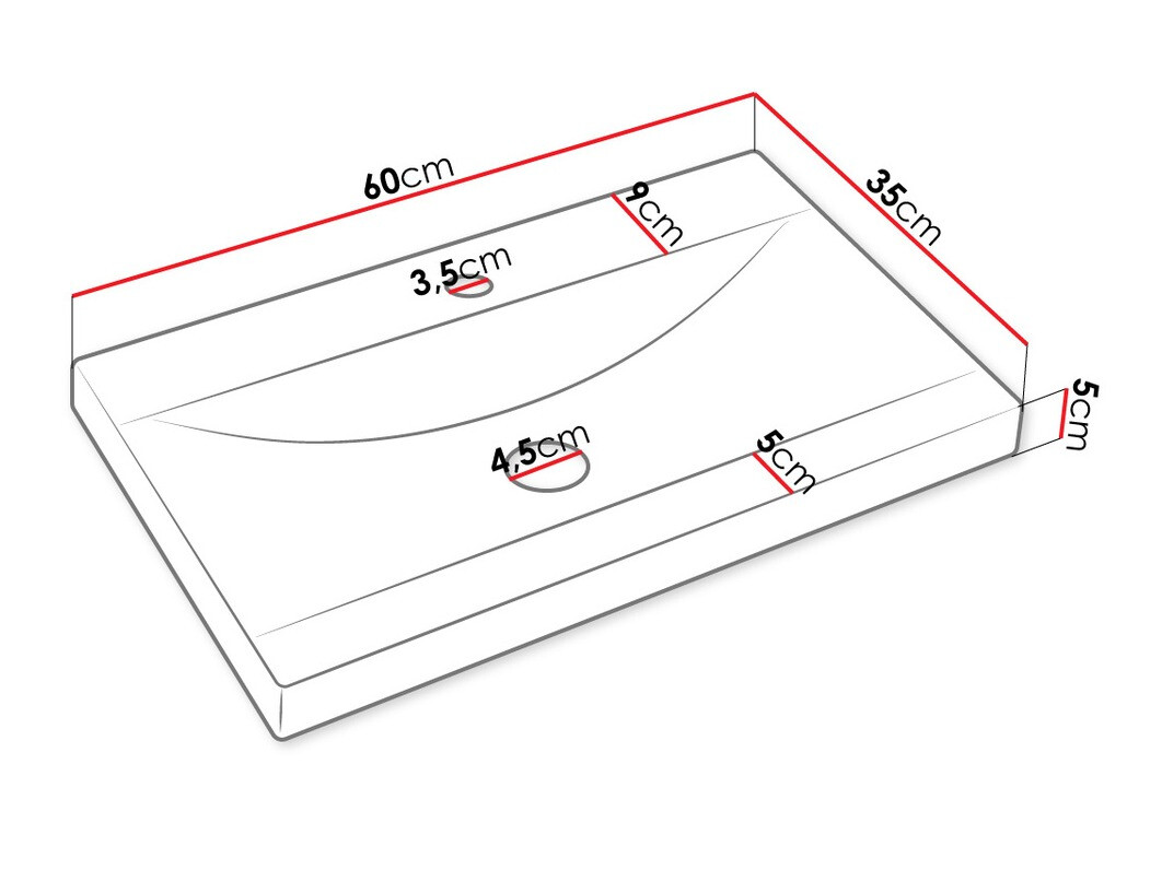 Vannitoakomplekt Comfivo Delphinus IV (Valge)