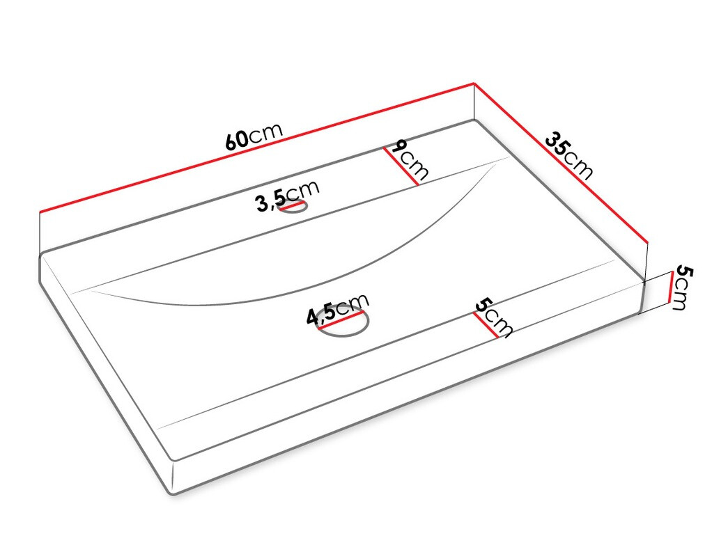 Vannitoakomplekt Comfivo Livciro 105 (Valge)