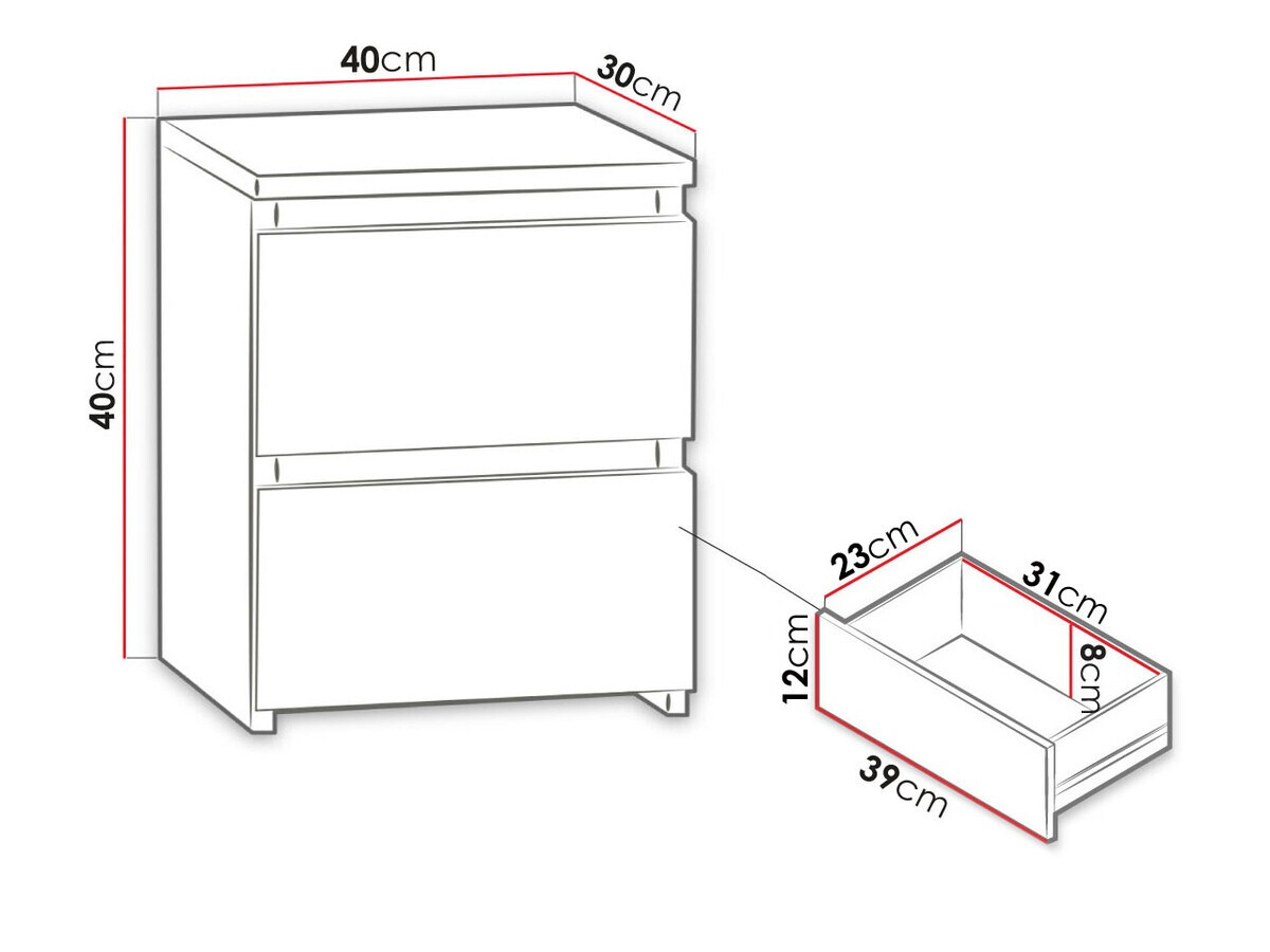 Öökapp Comfivo Structor I (Sonoma tamm)