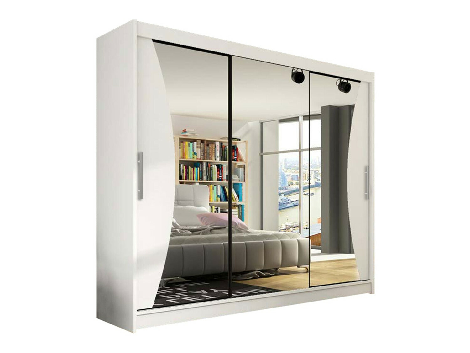 Riidekapp Closico Ordo IV (Valge)