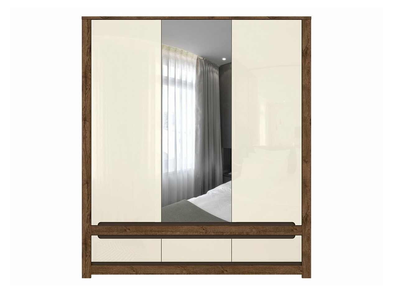 Riidekapp Ophevaru 114 (Läikiv kreem + April tamm)