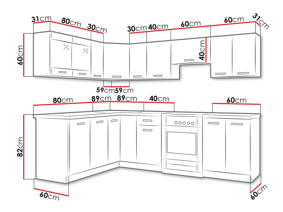 Köögikomplekt Tucson 160