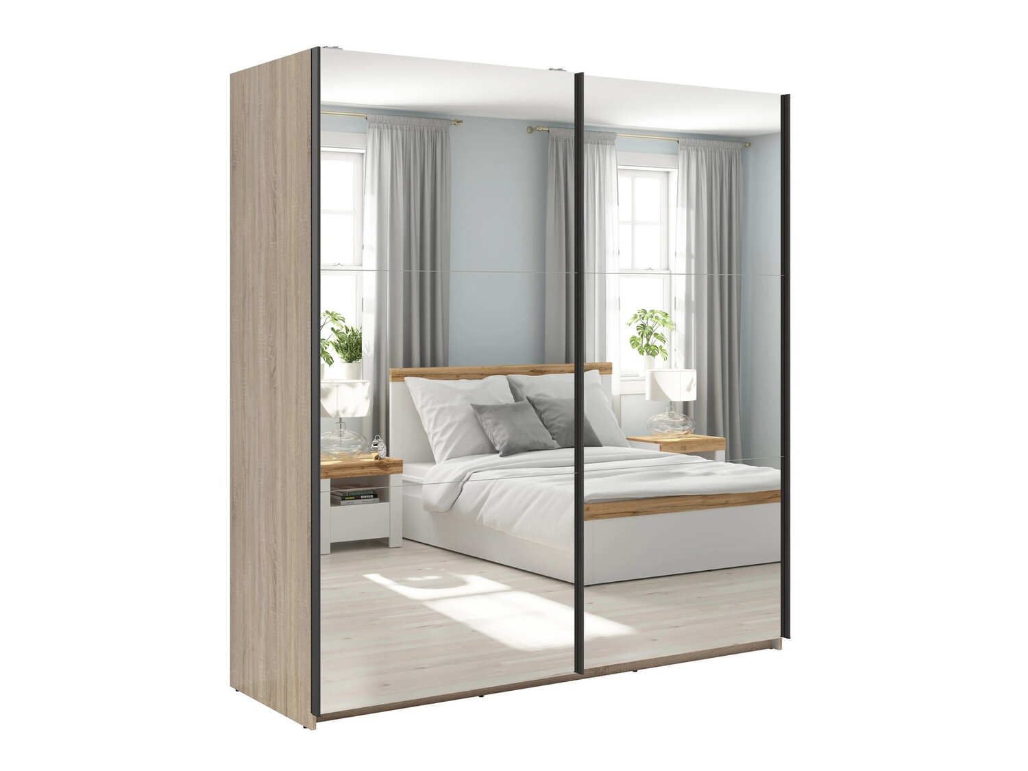 Riidekapp Livevaro 111 (Sonoma tamm)