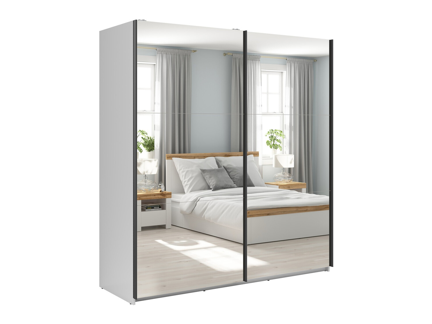 Riidekapp Livevaro 111 (Valge)