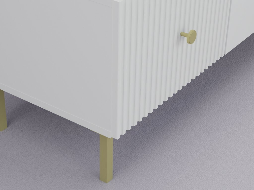 TV-alus Etliva 104 (Valge + Kuldne)