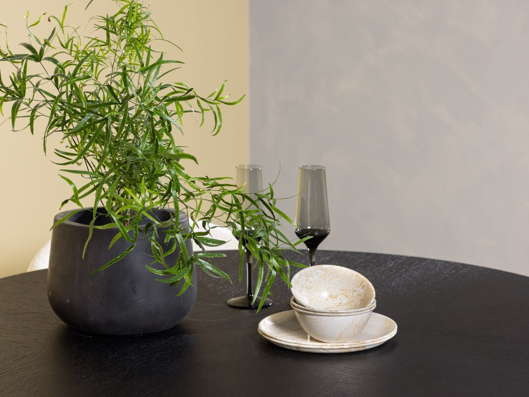 Söögitoakomplekt Dallas 4144 (Must)