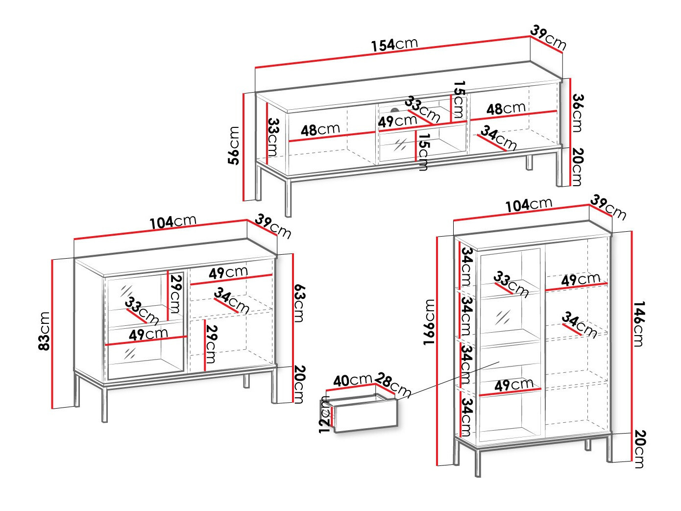 Elutoa komplekt Soferi 113 (Must + Wotani tamm)