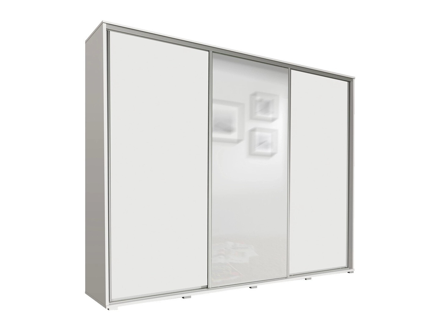 Riidekapp Murrieta 103 (Valge)